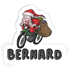 Sticker Bernard Bicycle Rider Image