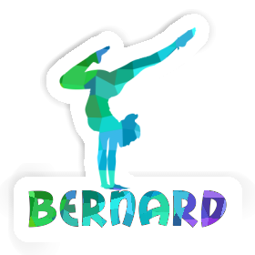 Sticker Yoga Woman Bernard Image