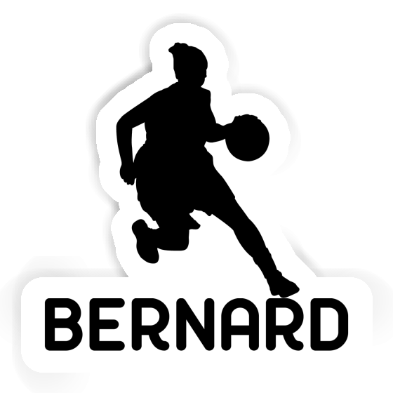 Basketball Player Sticker Bernard Notebook Basketball Player Sticker Bernard Gift package Image
