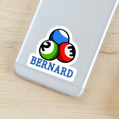 Autocollant Bernard Boule de billard Autocollant Bernard Boule de billard Image