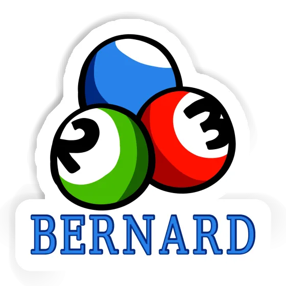 Autocollant Bernard Boule de billard Notebook Autocollant Bernard Boule de billard Gift package Image
