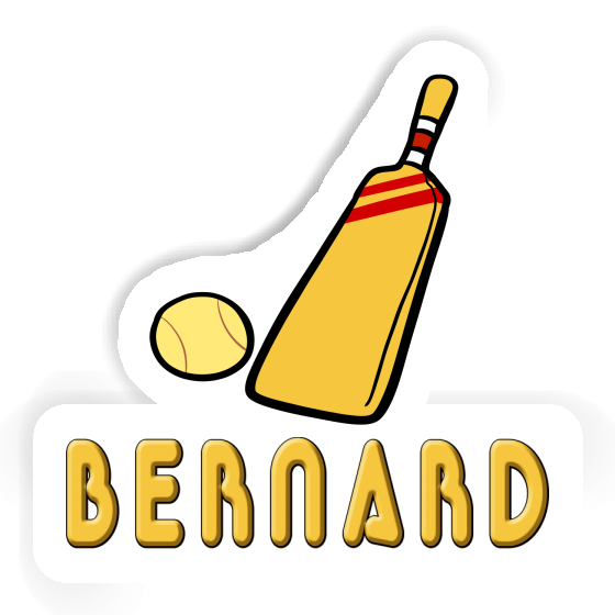 Aufkleber Bernard Kricketschläger Image