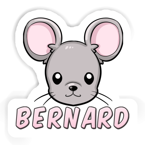 Tête de souris Autocollant Bernard Tête de souris Autocollant Bernard Image