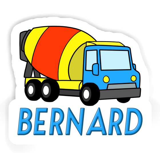 Sticker Mixer Truck Bernard Notebook Sticker Mixer Truck Bernard Gift package Image