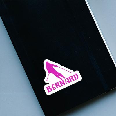 Sticker Skier Bernard Notebook Image