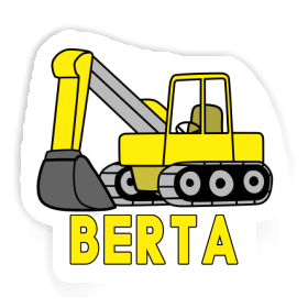 Berta Sticker Excavator Image