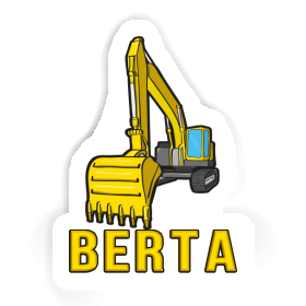 Sticker Excavator Berta Image