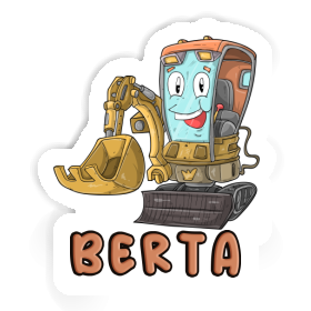 Sticker Excavator Berta Image