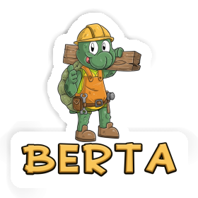 Berta Sticker Construction worker Image