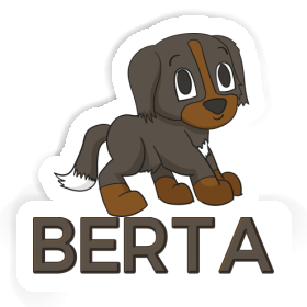 Sticker Bernese Mountain Dog Berta Image