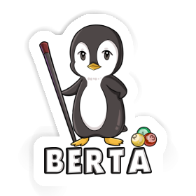 Billiards Player Sticker Berta Image