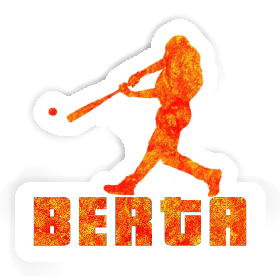 Berta Sticker Baseball Player Image