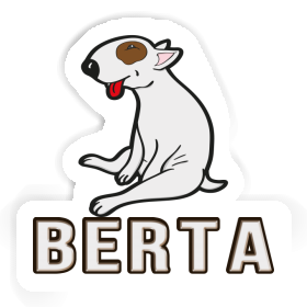 Bull Terrier Sticker Berta Image