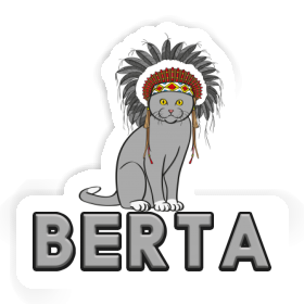 Berta Autocollant Chat indien Image