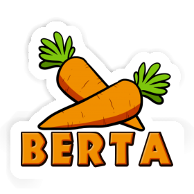 Carrot Sticker Berta Image