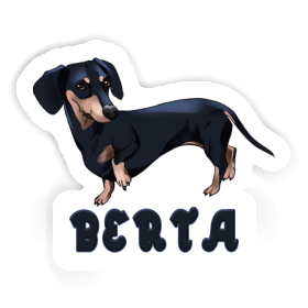 Sticker Dachshund Berta Image