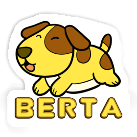 Berta Autocollant Chien Image