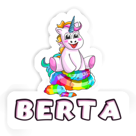 Sticker Baby Unicorn Berta Image