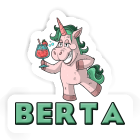 Sticker Party Unicorn Berta Image