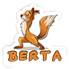 Squirrel Sticker Berta Image