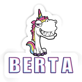 Sticker Berta Unicorn Image