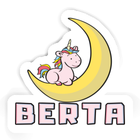 Moon Unicorn Sticker Berta Image