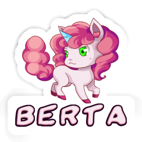 Sticker Berta Unicorn Image