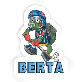 Berta Sticker Hockey Player Image