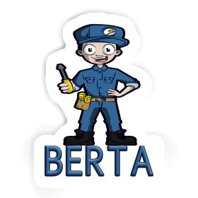 Sticker Electrician Berta Image