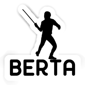 Berta Sticker Fencer Image