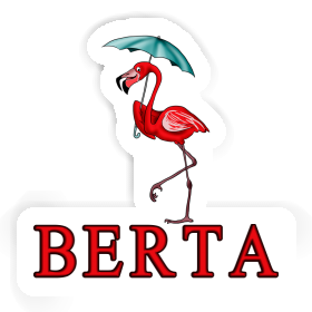 Flamingo Sticker Berta Image