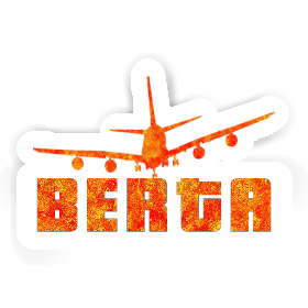 Airplane Sticker Berta Image