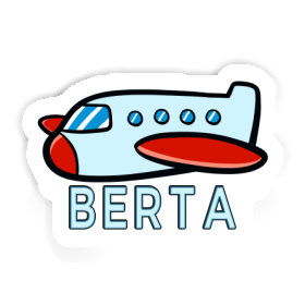 Airplane Sticker Berta Image