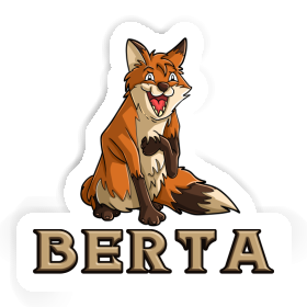 Berta Sticker Fox Image