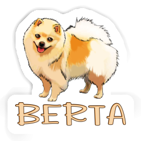 Sticker German Spitz Berta Image