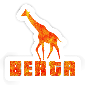 Berta Sticker Giraffe Image