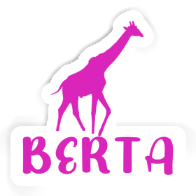 Giraffe Sticker Berta Image