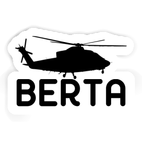 Sticker Berta Helicopter Image