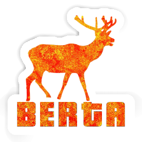 Sticker Berta Deer Image