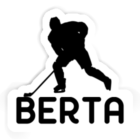 Sticker Berta Hockey Player Image