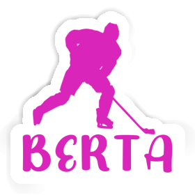 Berta Sticker Hockey Player Image