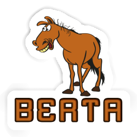 Horse Sticker Berta Image