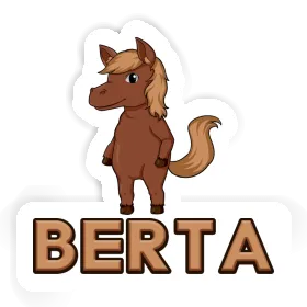 Berta Sticker Horse Image