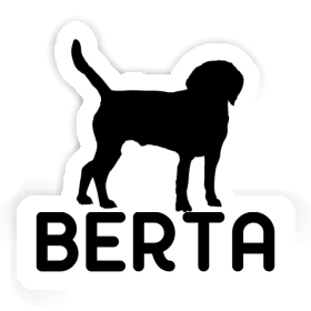 Berta Autocollant Chien Image