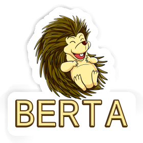 Berta Sticker Hedgehog Image