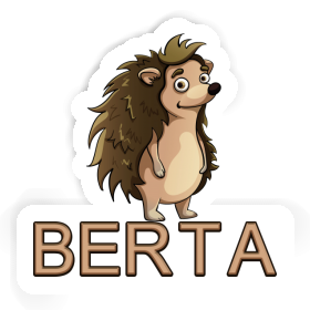 Berta Sticker Hedgehog Image