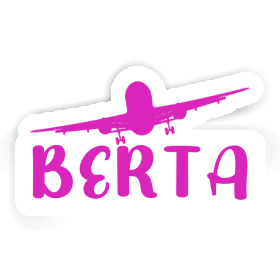 Airplane Sticker Berta Image