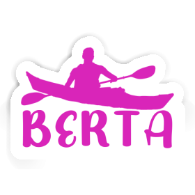 Berta Sticker Kayaker Image