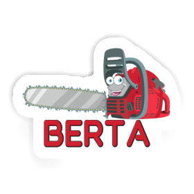 Berta Sticker Chainsaw Image