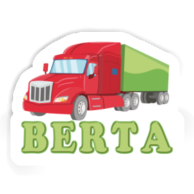 Berta Sticker Truck Image